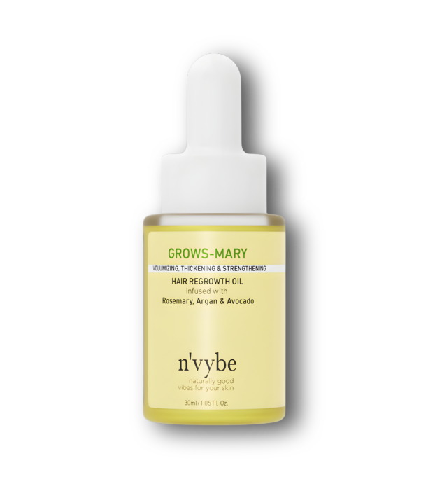 Grows-mary hair regrowth oil infused with Rosemary, Argan & Avocado