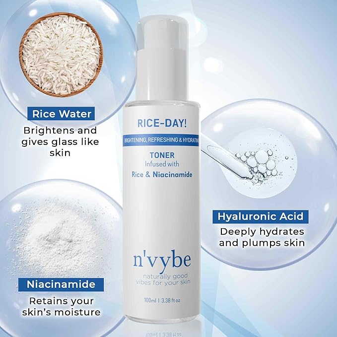 Rice-day! Toner infused with Rice & Niacinamide