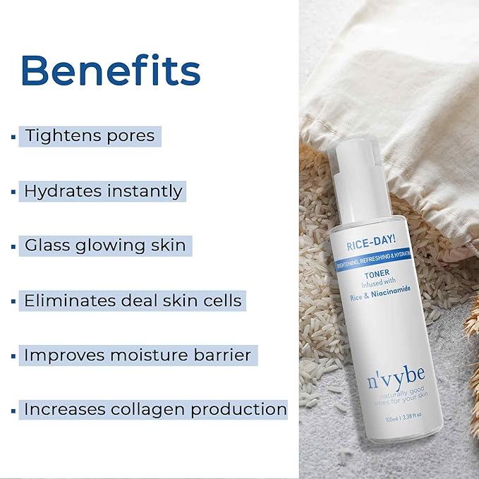 Rice-day! Toner infused with Rice & Niacinamide