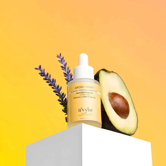 Grows-mary hair regrowth oil infused with Rosemary, Argan & Avocado
